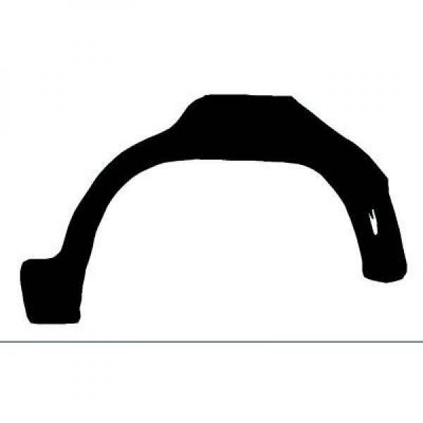 Passaruota arco parafango lamierato destro 91-97 5 porte