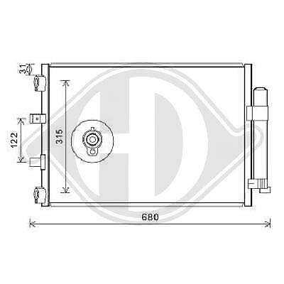 Condensatore C-MAX 01/2011 1.0 FOCUS III 1.6 TDCi ECO 2014533 550x375