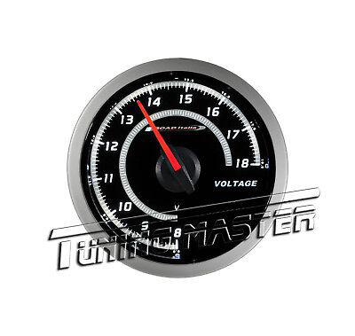 MANOMETRO VOLTMETRO ROAD ITALIA ELETTRONICO ALLARME WARNING