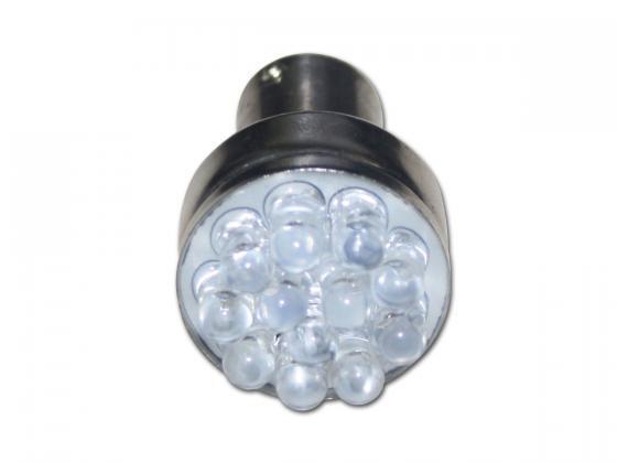 LED bulb for brake light / tail light with 12 LEDs 1157 (BAY15D) blue