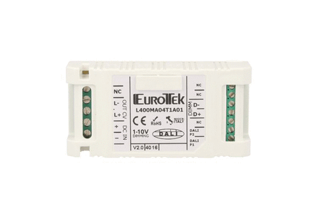 Newlab Led Dimmer Monocanale PWM 12A Controllato Da Pulsante N.O. 0-10V 1-10V