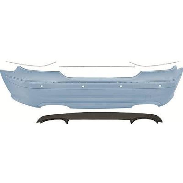 PARAURTI SPORTIVO POSTERIORE. W209, 02-09 ACOMPATIBILE CON MG CLK63 LOOK