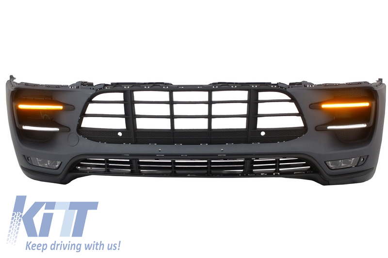 Paraurti anteriore TUNING Macan gts 2014 > 07.2018 Turbo design + DRL