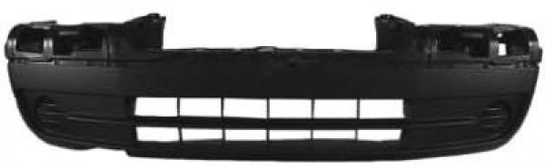 Paraurti anteriore SCUDO 03-06 nero con traversa con tappi