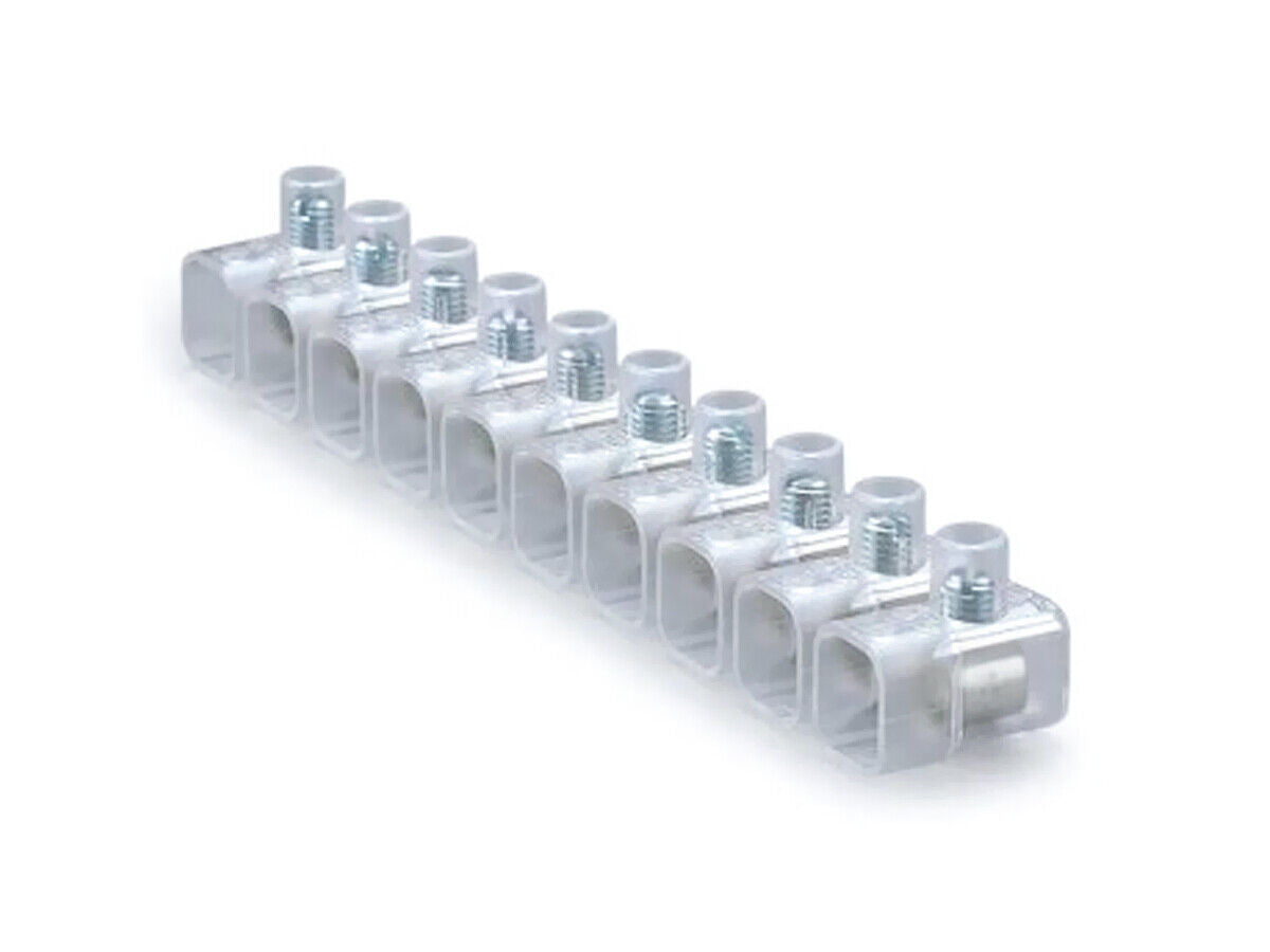 Morsettiera Volante 10X6mm Trasparente 500V 41A