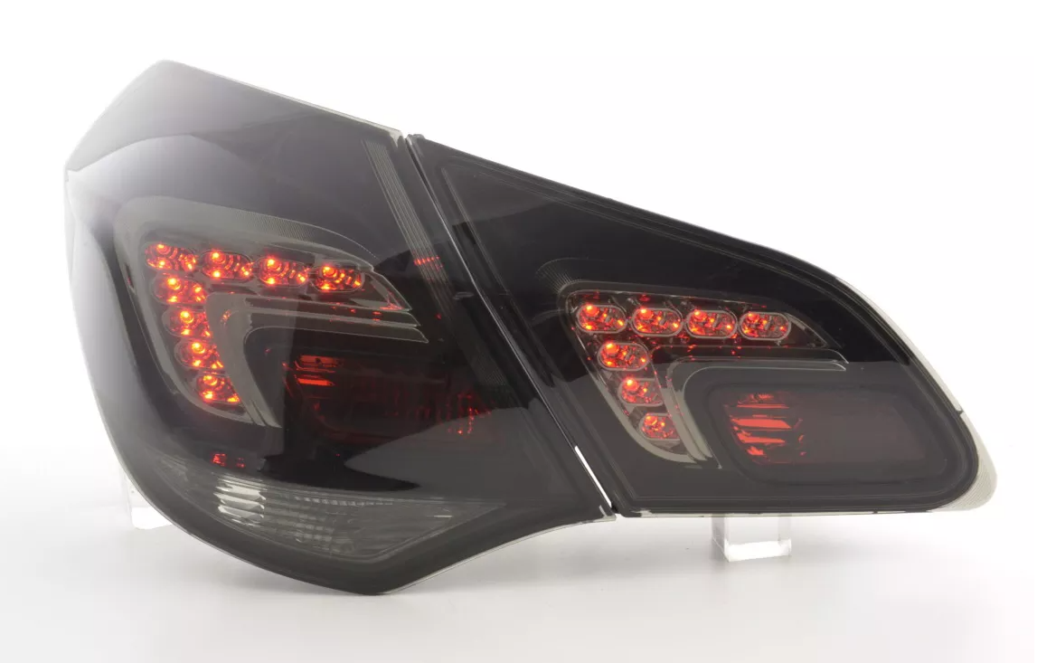 Coppia Fari fanali Tuning Posteriori J 10-15 HATCHBACK SMOKE LED 5 porte