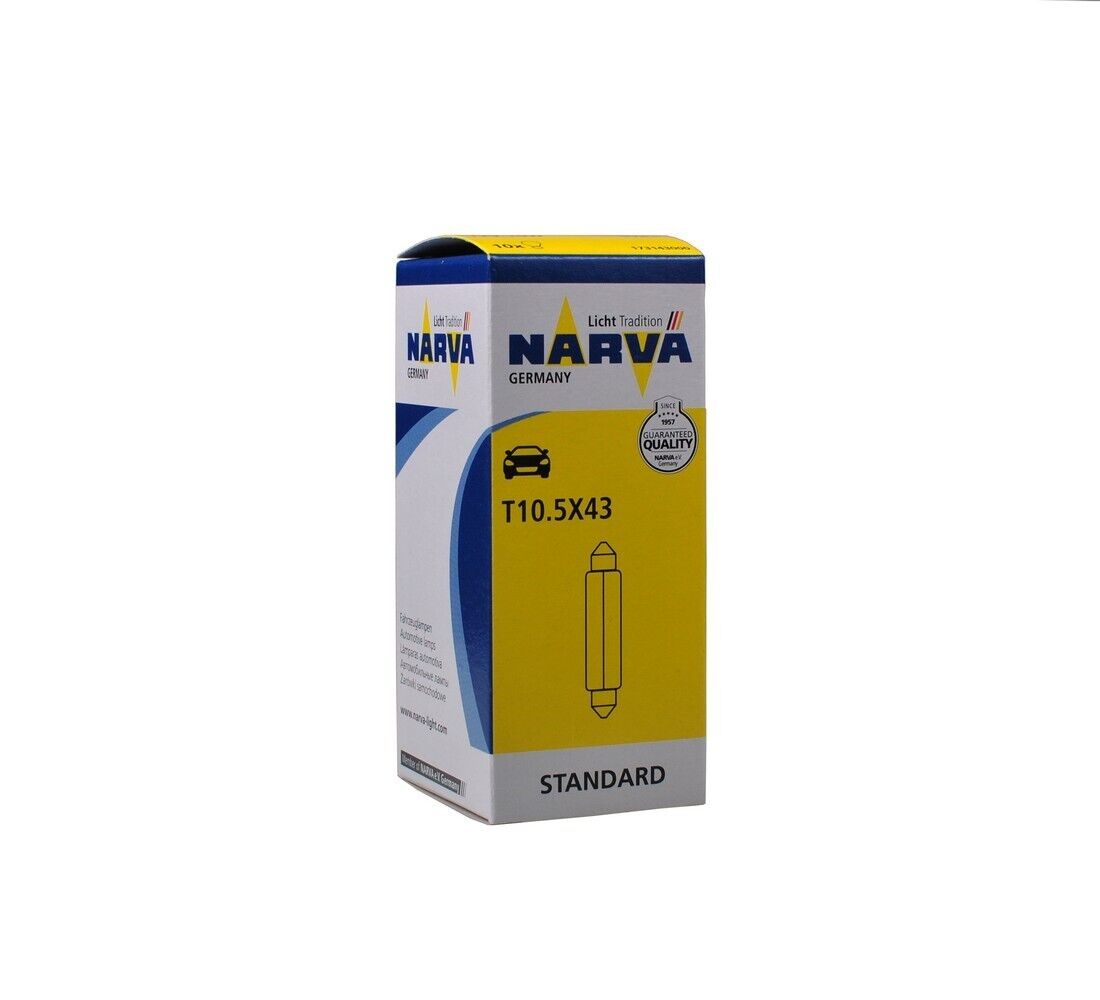 NARVA C10W 11x41 SV8,5 10W 12V