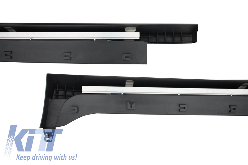 KIT SET COPPIA PEDANE GRADINO LATERALE X4 F26 DAL 2014 STRISCE GOMMA ABS