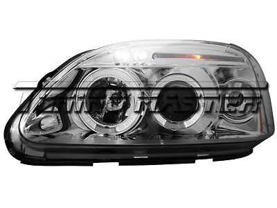 Civic 96->98 Fari Anteriori Angel Eyes Cromati