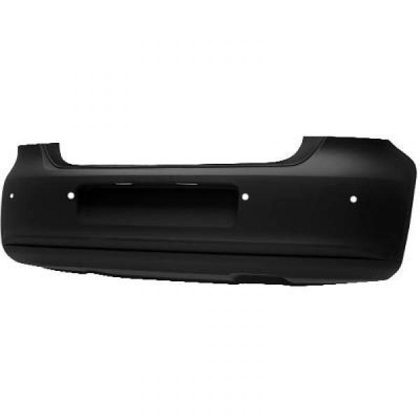Paraurti posteriore POLO 6R 09- verniciabile per sensori no taglio scarico