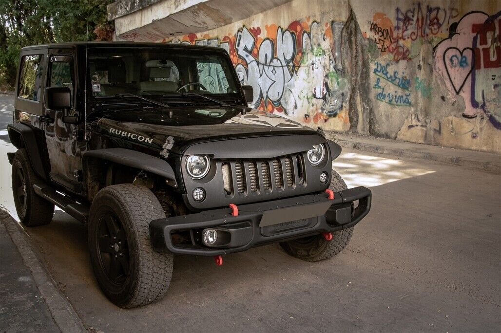Paraurti anteriore in metallo adatto per Wrangler / Rubicon JK (2007-2017)
