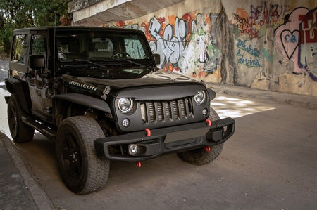 Paraurti anteriore in metallo adatto per Wrangler / Rubicon JK (2007-2017)