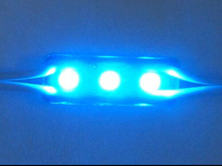 Modulo Mattone LED 3 SMD Blue Blu Per Personalizzare Insegna a <p
