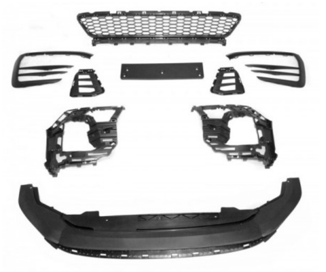 Paraurti Anteriore Sportivo Tuning GOLF 7.5 Stile GTI 2017-2019 senza fori PDC