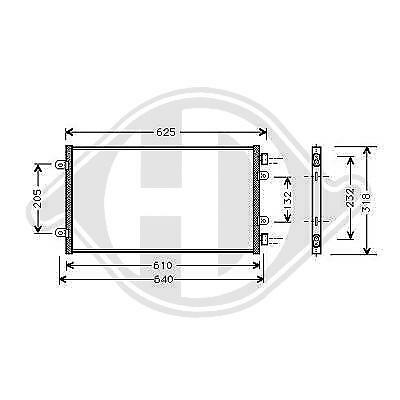 Condensatore clima PUNTO II 09/1999 1.2/1.2 16V