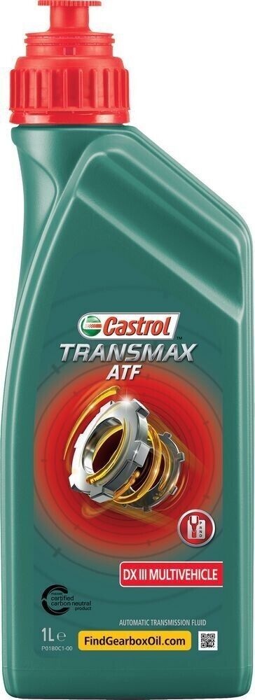 1 litro cambio automatico Olio Castrol TRANSMAX ATF DX III