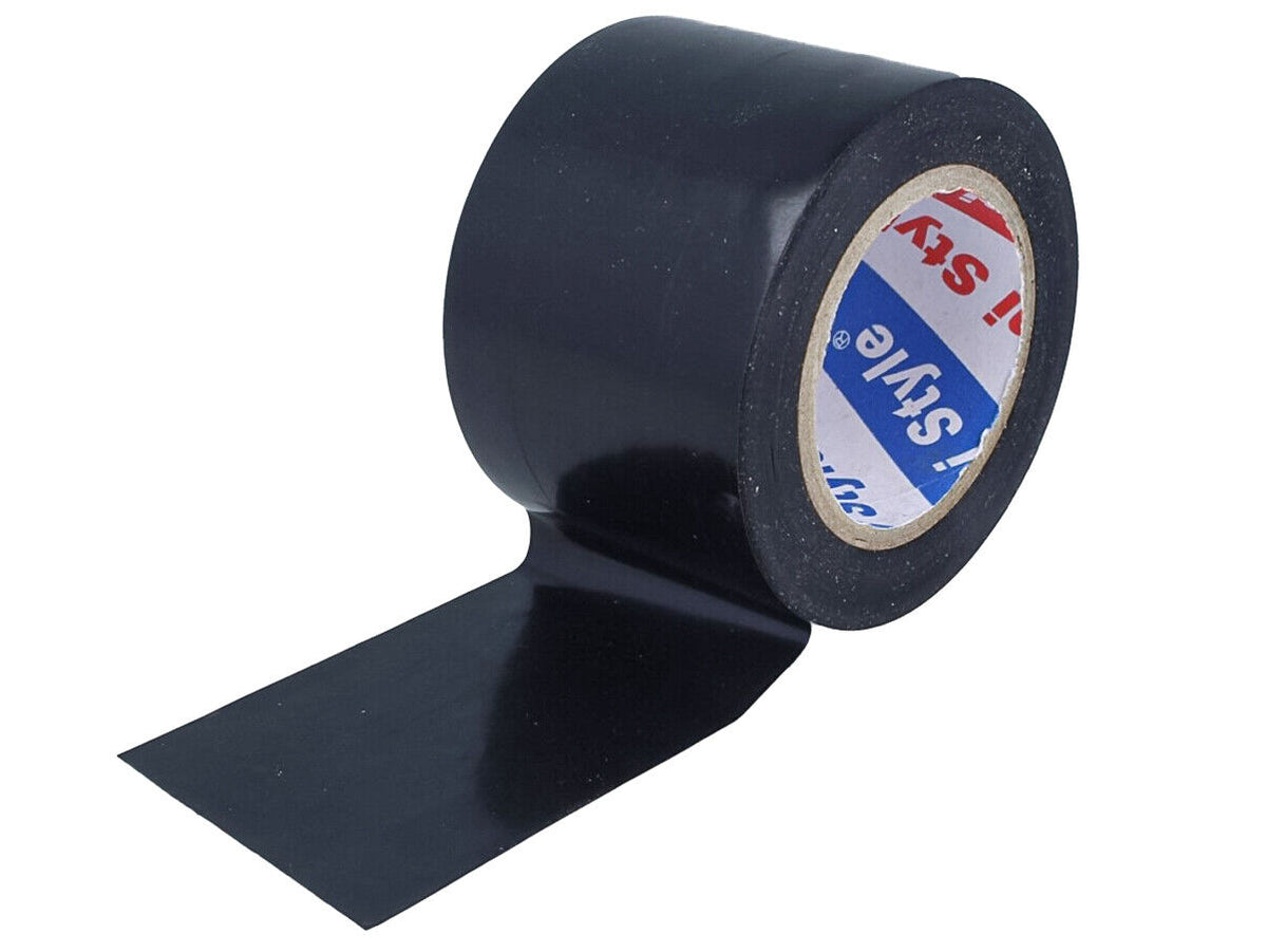 Nastro Isolante Elettrico Largo in PVC 48mm X 12m Nero <ul> <li> Realizzata è