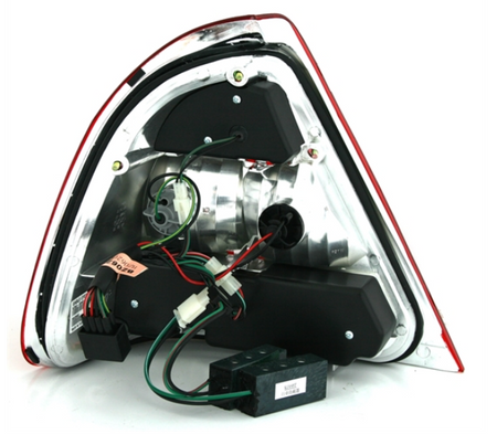 Coppia Fari Fanali posteriori Tuning LED Classe C W202 6/93-6/00 Rossi