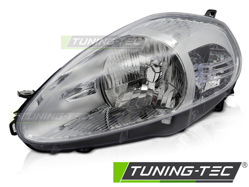HEADLIGHT CHROME LEFT SIDE TYC fits FIAT GRANDE PUNTO 05-08