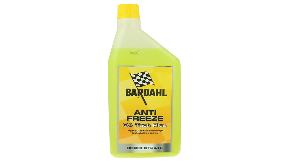 BARDAHL Antifreeze OA Tech Plus Antigelo Giallo Canarino Concentrato -37&deg;C