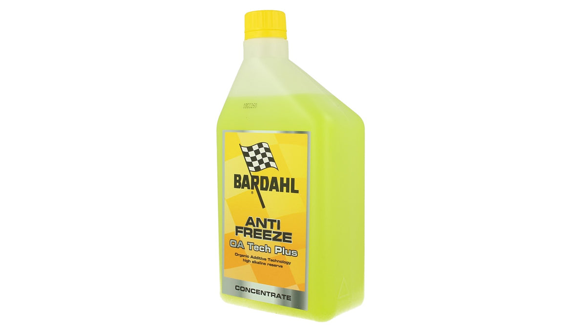 BARDAHL Antifreeze OA Tech Plus Antigelo Giallo Canarino Concentrato -37&deg;C