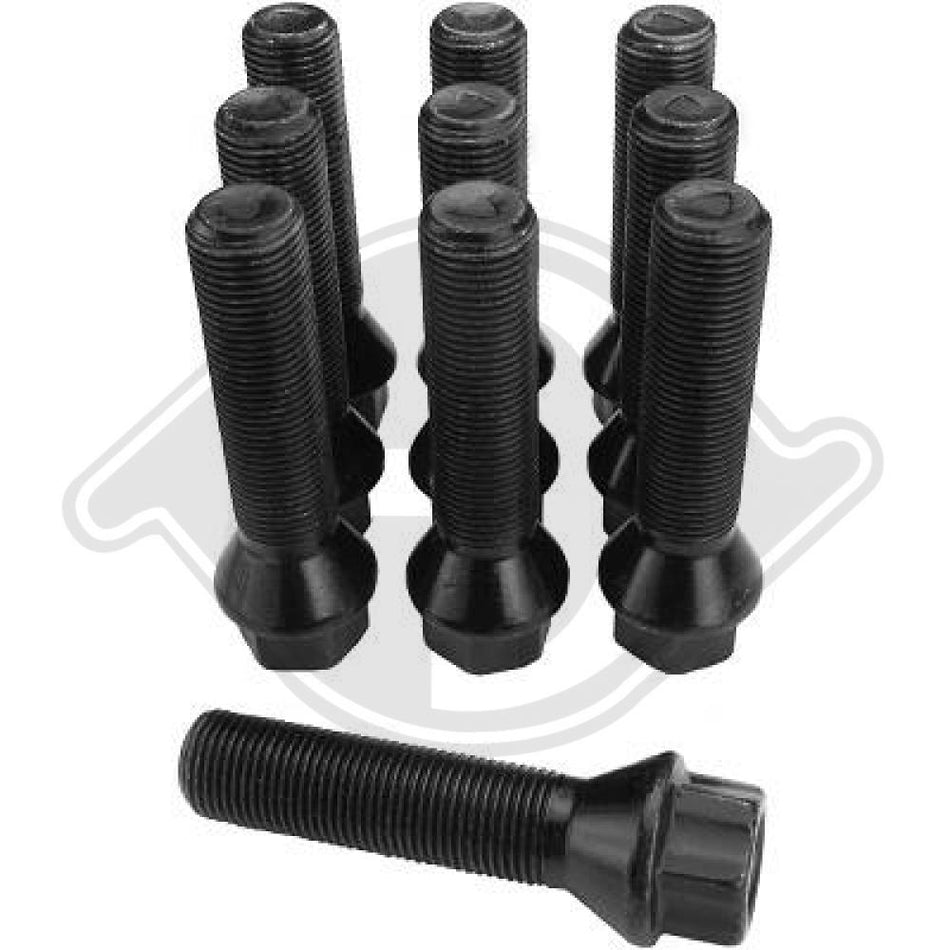 Bullone ruota TUNING per distanziali misura M14 x 125 38mm