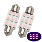 LAMPADA SILURO 36mm ROSA 9 LED ALTA LUMINOSITA'