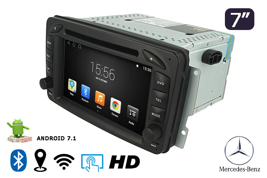 Autoradio 7 Pollici Android 7.1 C class <p