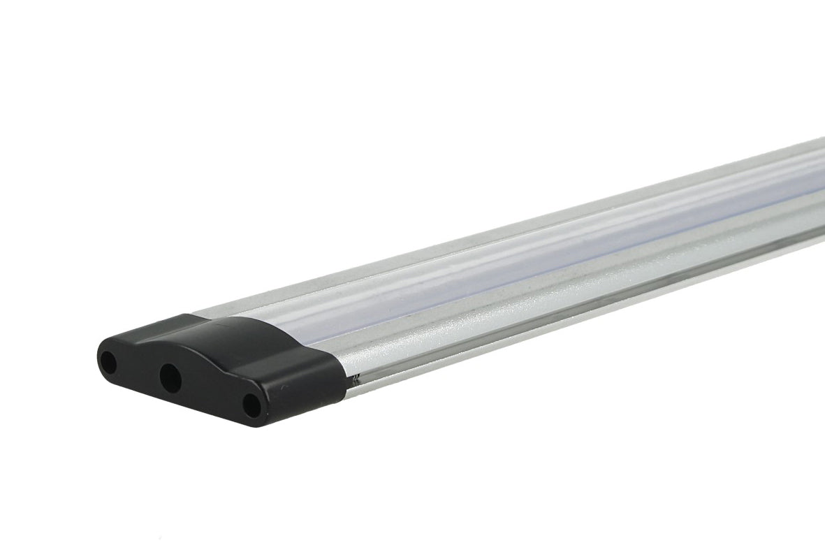 Lampada Barra Led in alluminio 500mm 5W 12V DC Bianco Caldo per Cucina Armadio
