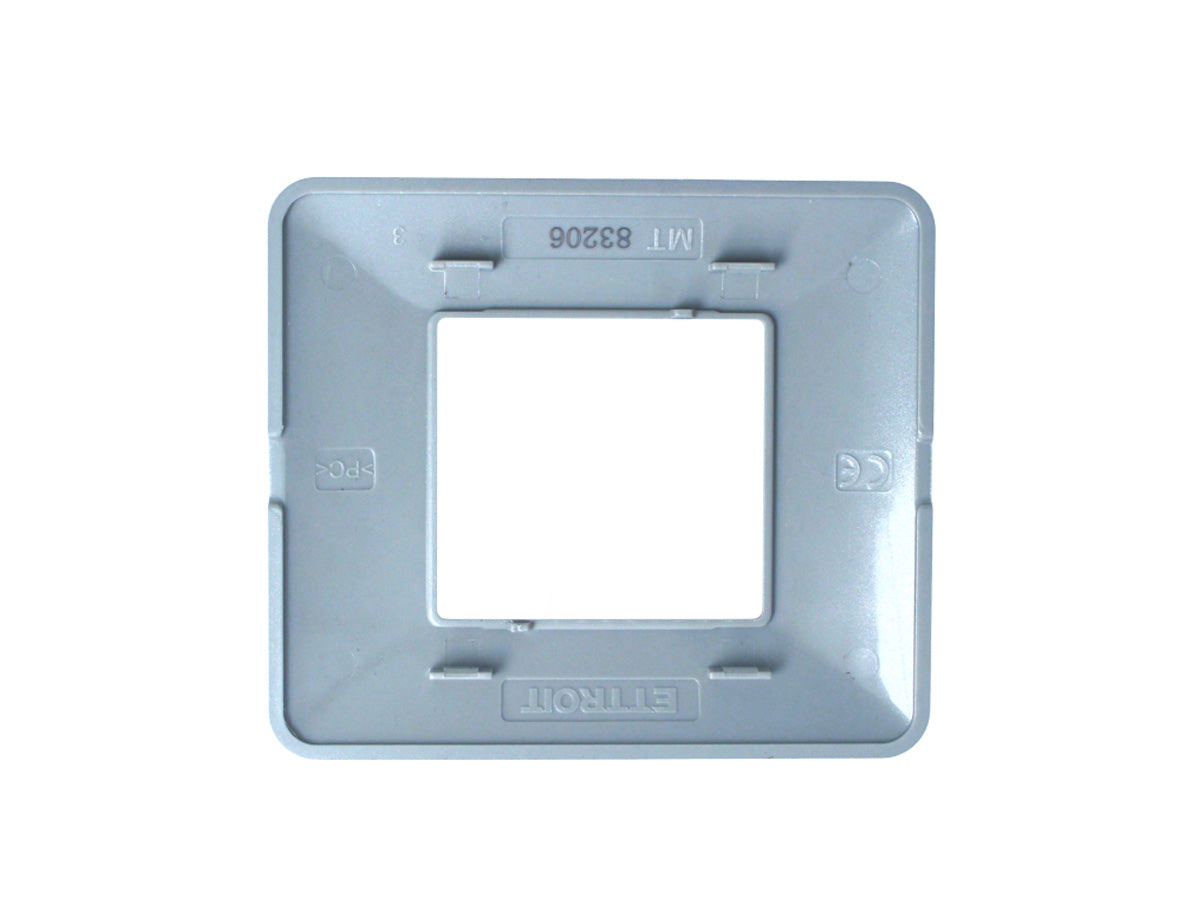 ETTROIT Placca Plastica Serie Solar 2P Colore Oro Lucido Compatibile Con