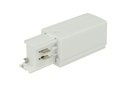 Kit Connettore Alimentazione Destra + Terminale Chiusura Colore Bianco Per
