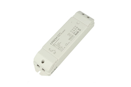 Alimentatore Dimmerabile CV 24V 36W Triac ELV Pulsante N.O. 3 In 1 Varialuce Su