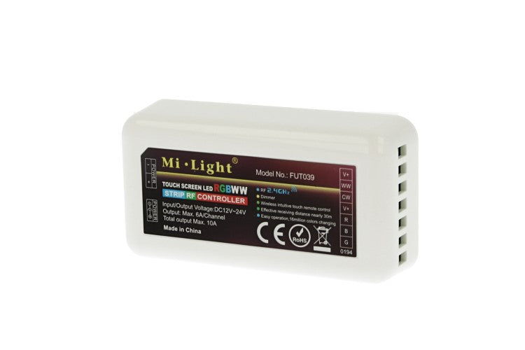 Centralina Controller MiLight FUT039 RGB + CCT 5 Canali Per Strip Led RGB+W+WW