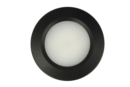 Faretto Led Da Incasso Carcassa Nera Rotondo 3W AC/DC 12V DC 24V Bianco
