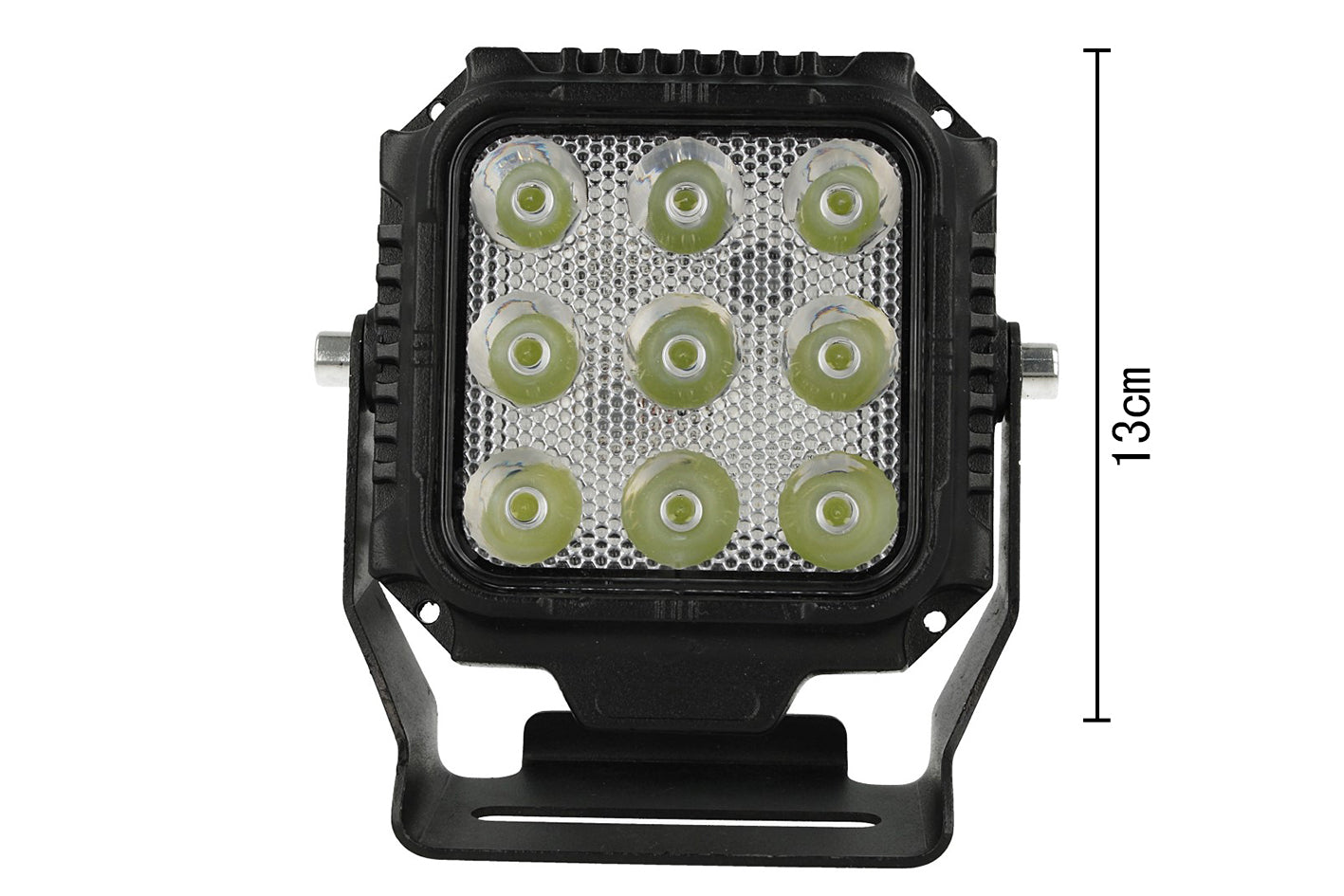 Faro Led Fanale Quadrato Spot 45W Beam 12V 24V 36V 48V 60V 9X5W Cree XTE Nuovo