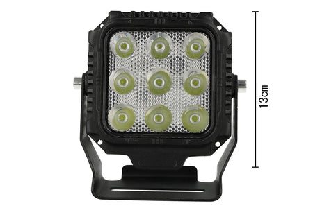 Faro Led Fanale Quadrato Spot 45W Beam 12V 24V 36V 48V 60V 9X5W Cree XTE Nuovo