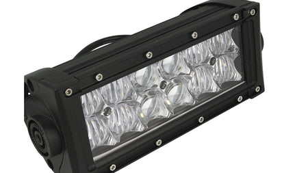 Barra Led 36W 190mm 9V-60V Doppia Fila 12X3W Lente Combo IP67 Per Fuoristrada