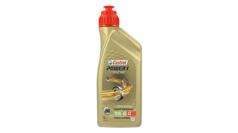 CASTROL Power 1 Racing 4T 10W40 Olio Lubrificante Moto Scooter 4 Tempi Litro