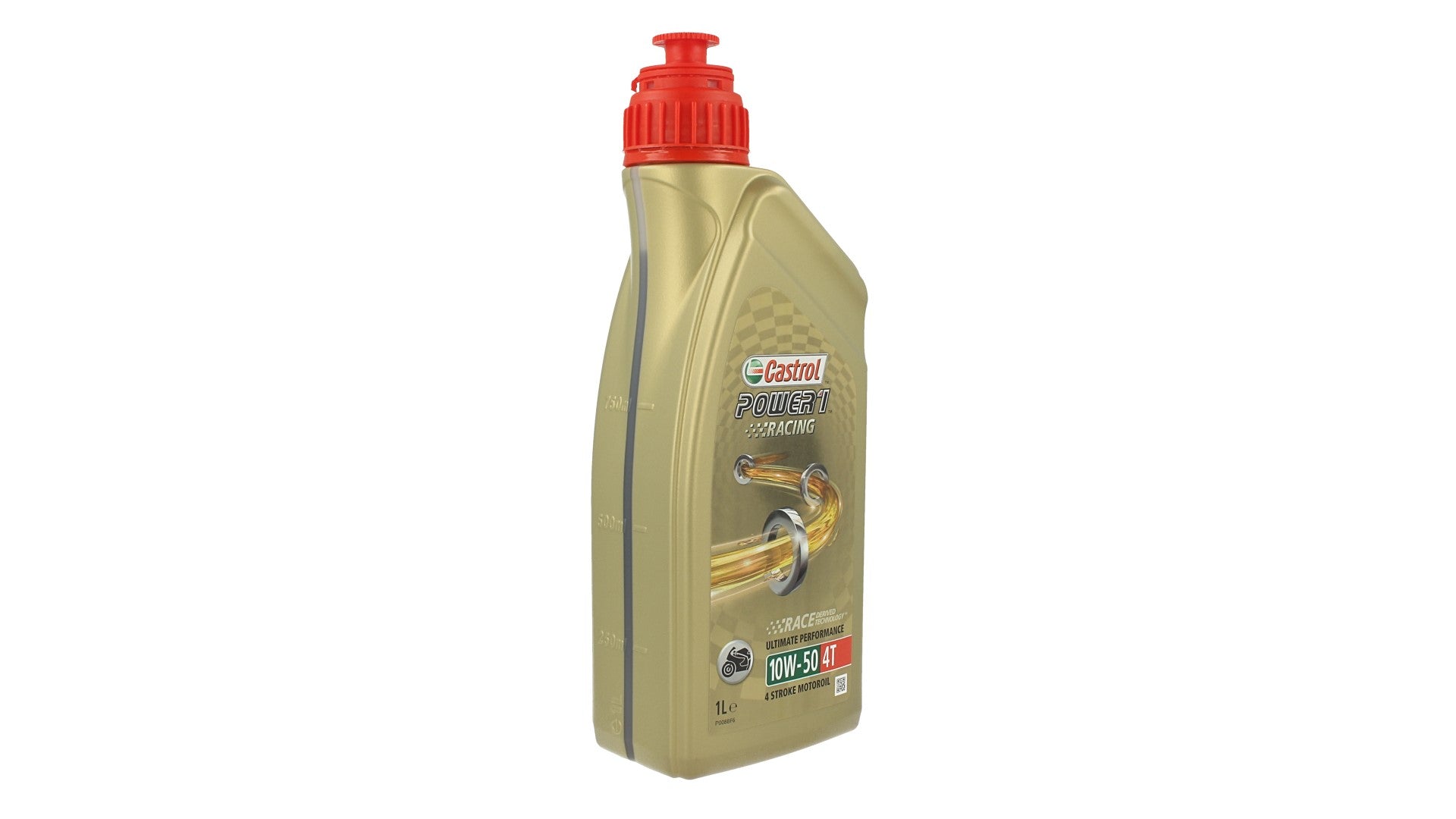 CASTROL Power 1 Racing 4T 10W50 Olio Lubrificante Moto Scooter 4 Tempi Litro
