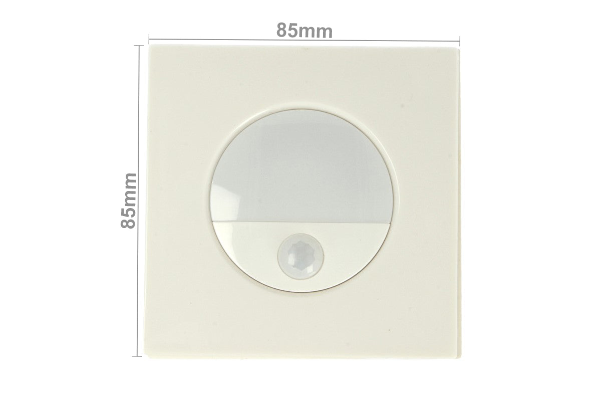 Faretto Luci Led Segnapasso Con Sensore Movimento 3W Bianco Neutro Quadrato