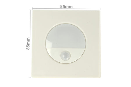Faretto Luci Led Segnapasso Con Sensore Movimento 3W Bianco Neutro Quadrato