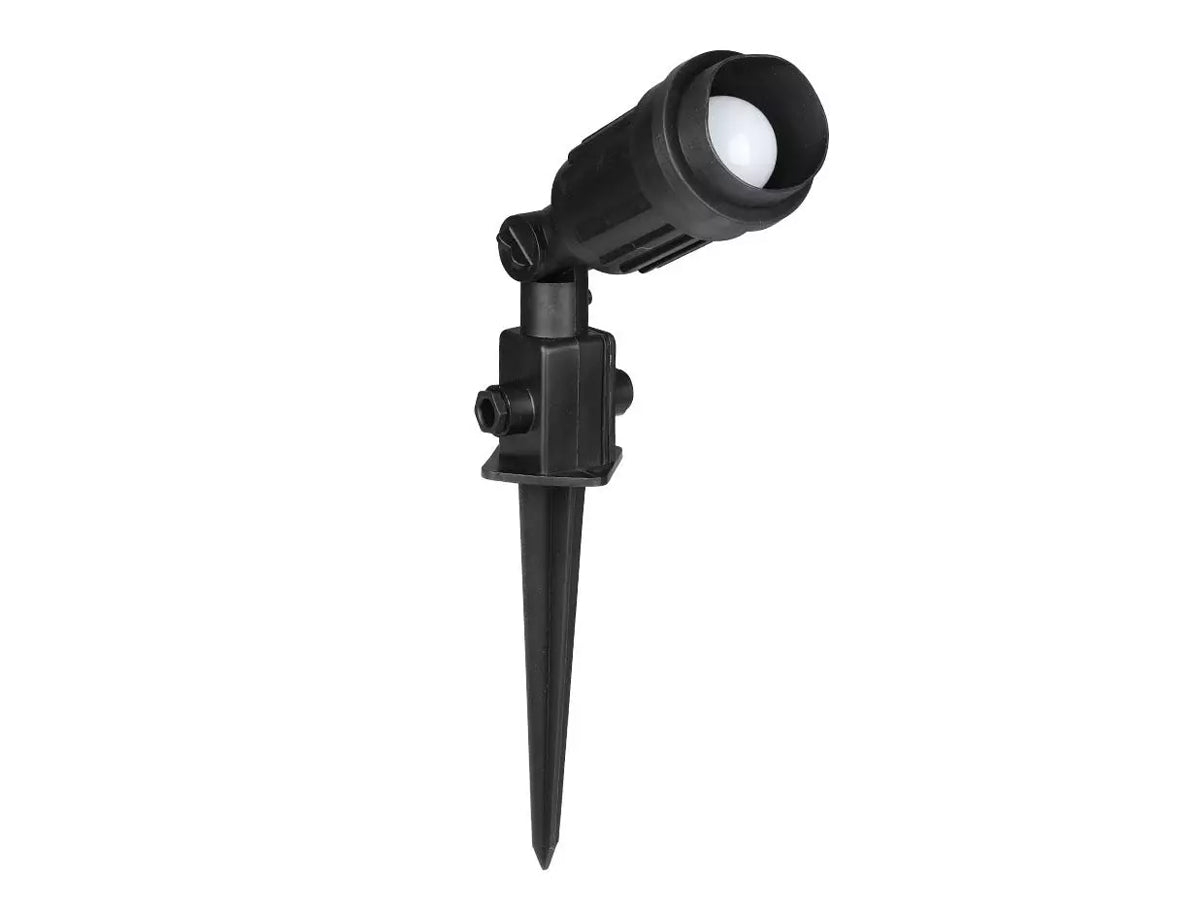 Faretto da Giardino Con Picchetto Attacco E27 Garden Spike Singola Testa IP44