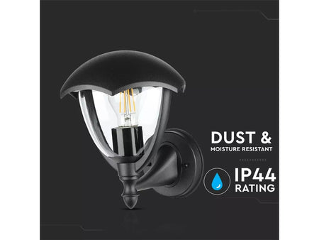 Lampada Da Parete Lanterna Giardino Attacco E27 Garden Wall Lamp IP44 Facing Up