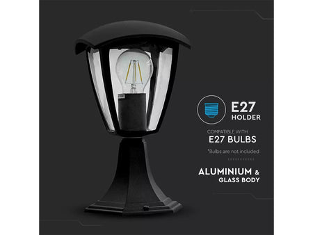 Lampada Da Terra Per Giardino Esterno IP44 Altezza 300mm Attacco E27 Garden
