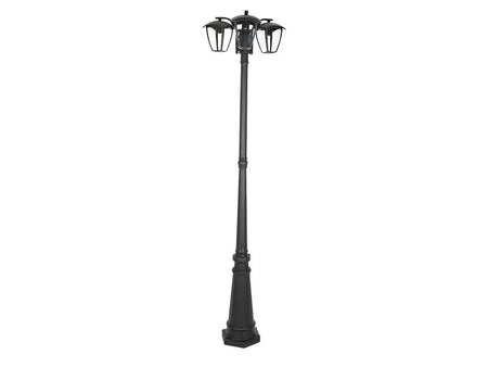 Palo Da Terra Lampada Per Giardino Esterno IP44 Altezza 1990mm Tripla E27