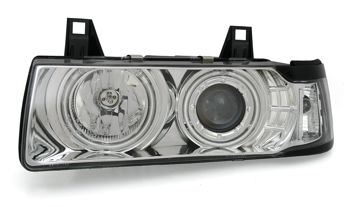 CCFL Angel Eyes Fari per E36 Cromati
