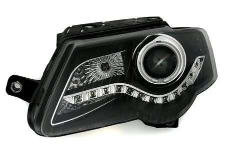 CCFL LED Faro Fanale per Passat 3C Nero