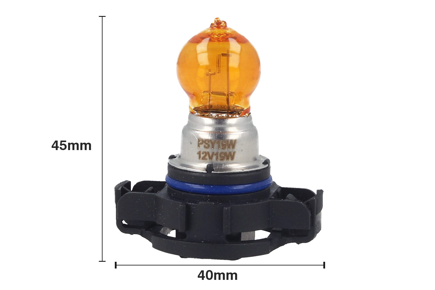 Lampada Alogena PSY19W 12V 19W PG20-2 Amber Compatibile  122745NAC1