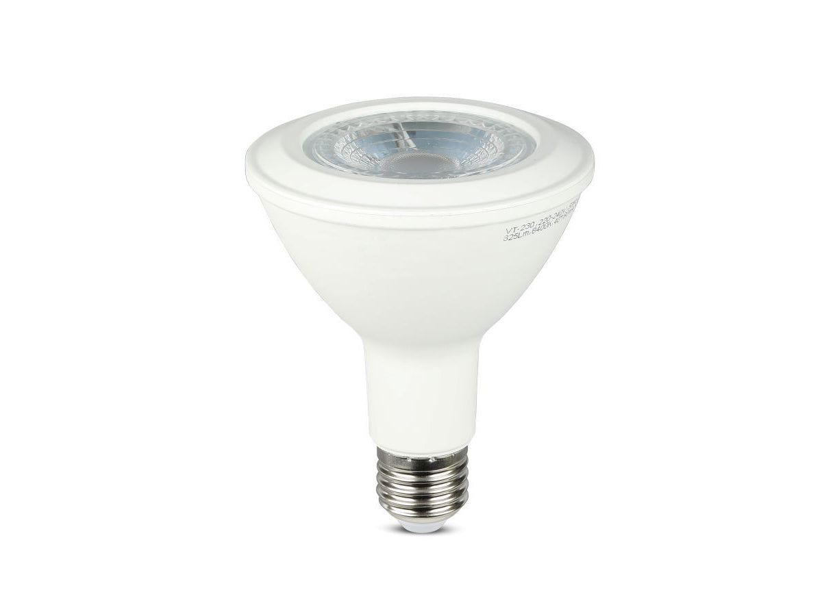 Lampada Faretto Led Spot E27 PAR30 11W Con Smd Samsung Bianco Caldo 220V 40