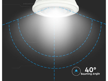 Lampada Faretto Led Spot E27 PAR30 11W Con Smd Samsung Bianco Caldo 220V 40